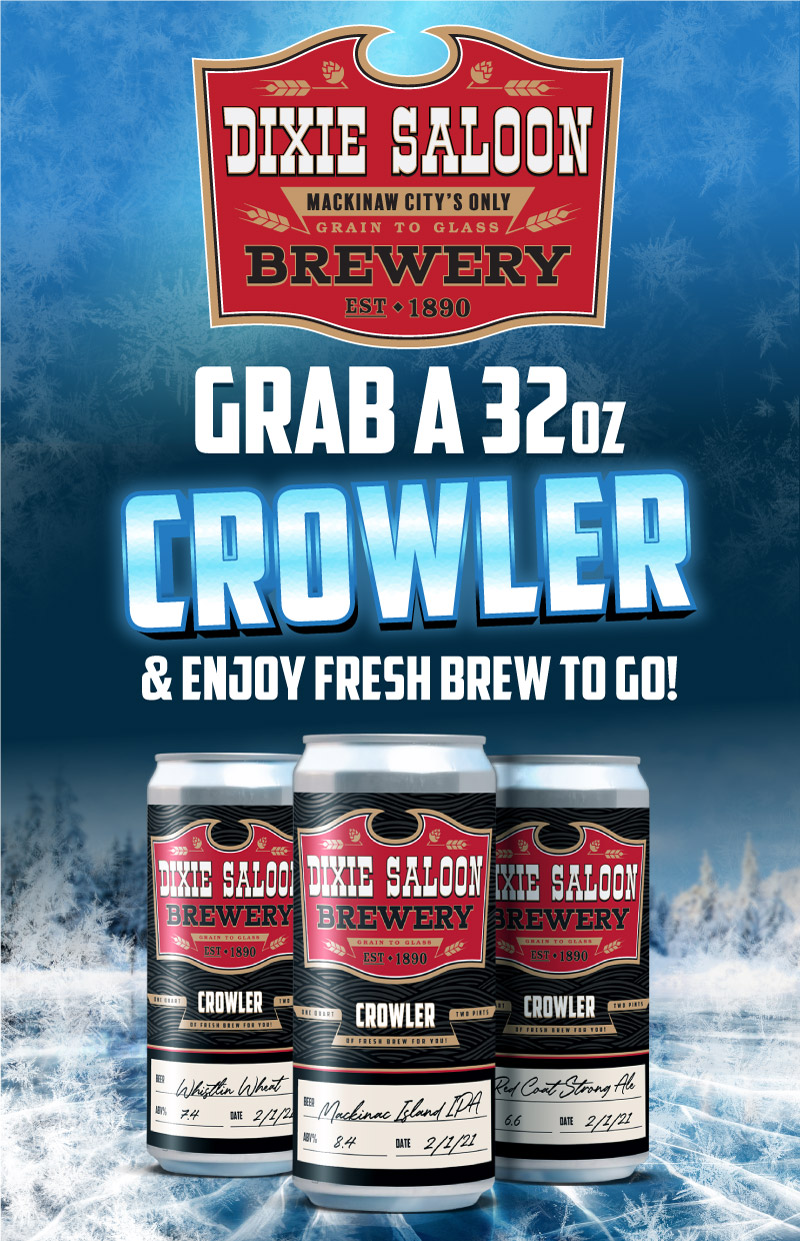 Take a Crowler of Fresh Brew to go